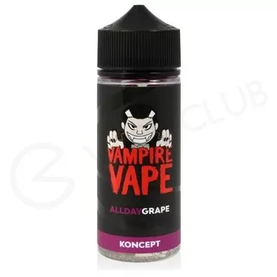 All Day Grape Shortfill E-Liquid by Vampire Vape 100ml - Ecigpremium