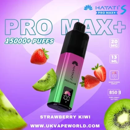 Strawberry Kiwi Hayati Pro Max S Plus 15K Puff Ultra Kit