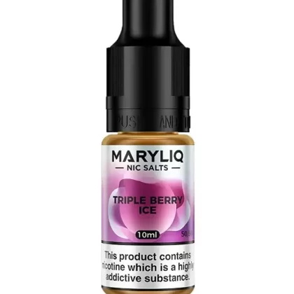 Lost Mary Maryliq Triple Berry Ice Nic Salt Vape Juice - Strength 20mg