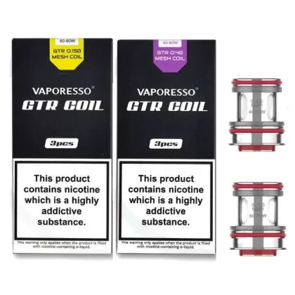 Vaporesso GTR – 0.15/0.40 ohm Mesh Coils – Vaporesso FORZ Tank Coils – 3pcs - Vapestorm Co