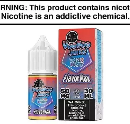 TRIPLE BERRY BY VOODOO JUICE FLAVORMAX SALTS 30ML - Vapejuice