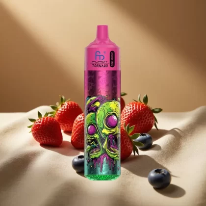 Fumot RandM Tornado 30000 Puffs 30mL 2%/5% Mesh Disposable Vape Strawberry Blueberry