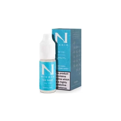 18mg Ice Cool Nic Shot 10ml by Nic Nic (70VG/30PG) - Nic / 70VG/30PG / 18mg