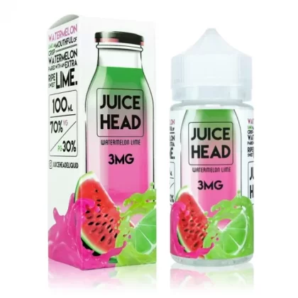 Juice Head 100ml Watermelon Lime - Nic Strength#0mg>3mg>6mg