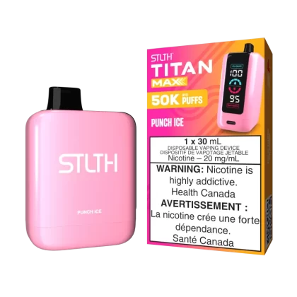 STLTH TITAN MAX - Punch Ice - 20 mg/mL (wholeseller) - Excise ON, 20 mg/mL - ON