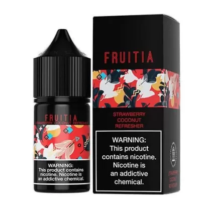 Strawberry Coconut Refresher Fruitia by Fresh Farms Salt 30mL - 50MG