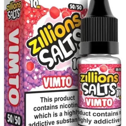 Vimto Zillion Salts E Liquid by Zillions