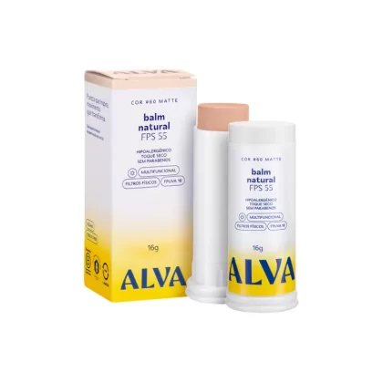 Balm Natural FPS 55 Efeito Matte Alva - #60