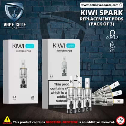 Kiwi Spark Replacement Pods (Pack of 3)
