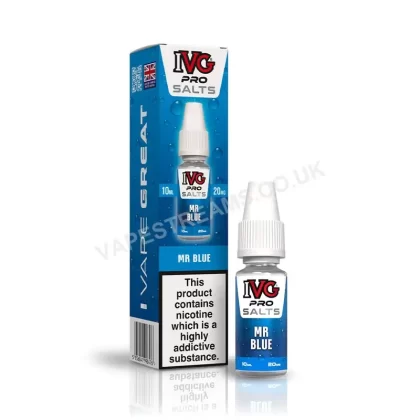 IVG Pro Mr Blue Nic Salt E-Liquid - Vapestreams Co