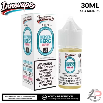 Innevape Heisenberg Berry Salt Nicotine 30mL - Salt Nicotine 24mg – 30ml, Salt Nicotine 50mg – 30ml