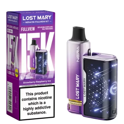 Lost Mary NERA 15K Vape KIT - Blueberry Raspberry Ice