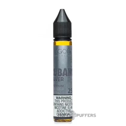VGOD SaltNic – Cubano Silver 30mL - Nicotine Strength#25mg>50mg