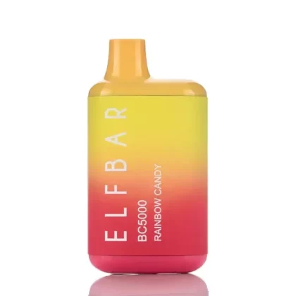 ELF BAR BC5000 5000 Puffs Disposable Vape 13ML Candy Rainbow