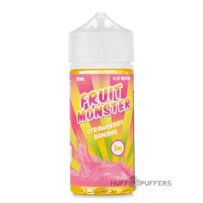 Fruit Monster – Strawberry Banana 100mL - Nicotine Strength#3mg>6mg