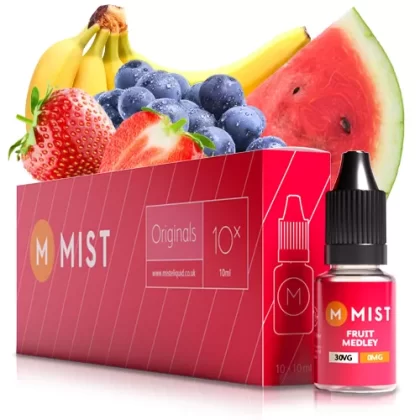 Fruit Medley E Liquid (10x10ml) - 30PG/70VG (Extra Vapour) / Medium 12mg