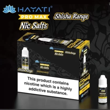 Lemon & Mint Hayati Shisha Nic Salt Box Of 10