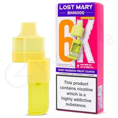 Kiwi Passion Fruit Guava Lost Mary BM6000 Refill Pack - Ecigpremium