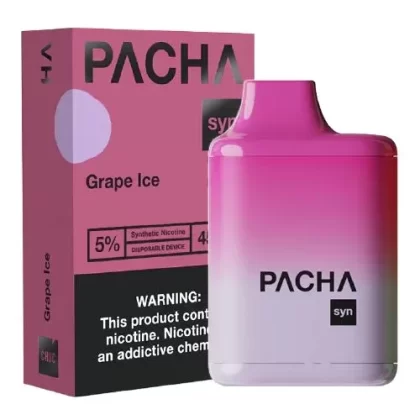 Pacha Syn Disposable by Pachamama – Grape Ice [4500 puffs] - Ejuicewarehouse