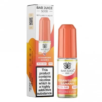 Bar Juice Strawberry Banana Nic Salt E Liquid (10ml)