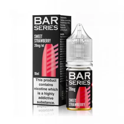 Bar Series Sweet Strawberry 5mg & 10mg Salt Nicotine E-Liquid - Vape Product, Vape Product