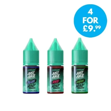 Just Juice Mint Nic Salt 20mg (2%) 10ml E-Liquid - Vape Co