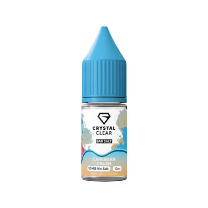 Crystal Clear Bar Salts Caribbean crush Nic Salt Vape Juice - 20mg
