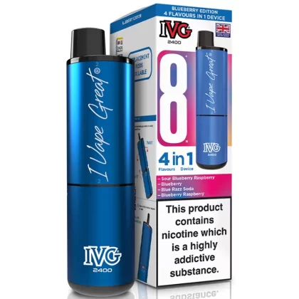 IVG 2400 4-in-1 Pod Kit - Red Raspberry Edition