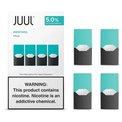 JUUL Pods - Menthol 4-Pack 3%, Menthol 4-Pack 5%