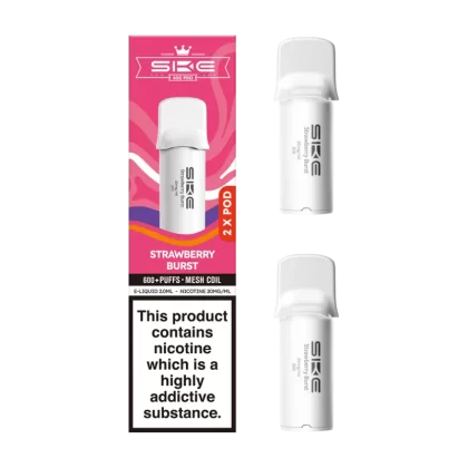 Strawberry Burst SKE 600 Pro Pods - Vapeshop Co