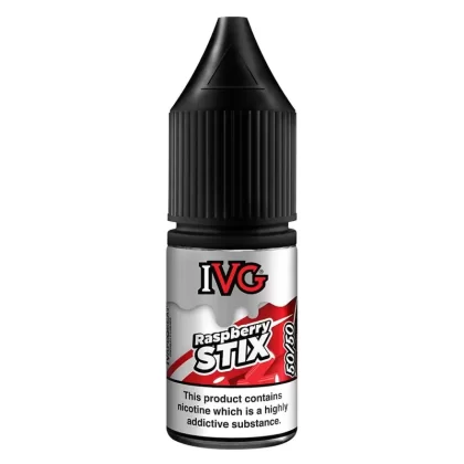 IVG Raspberry Stix 50/50 Vape Juice 10ml