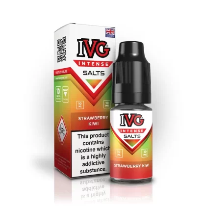 IVG Intense Nic Salt E Liquid Strawberry Kiwi - Nicotine strength#20mg>10mg