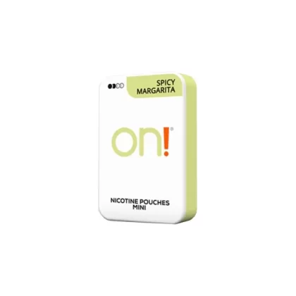 3 mg On! Mini Spicy Margarita Nikotinbeutel – 20 reisefreundliche Packungen