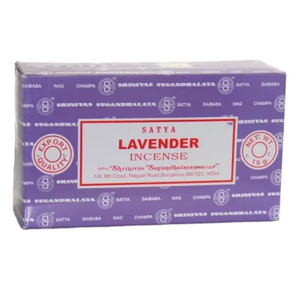 Satya Nag Champa – Lavender Incense Sticks 15g