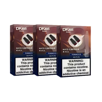 DKiss Slim Replacement Nico Capsule - 400 Puffs (4pcs) - Coffee