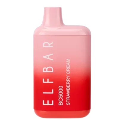 Strawberry Cream Elf Bar 5000 - Consumer; 10 Pack, Single