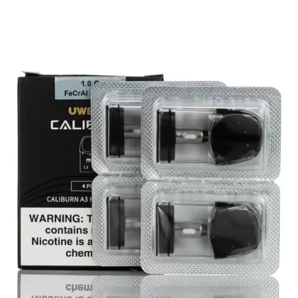 Uwell Caliburn A3 Replacement Pods (Pack of 4) - Pack of 4 - 1.0ohm A3S