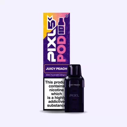 Juicy Peach Pixl 5K Prefilled Pods - Vape Product (775DFB)