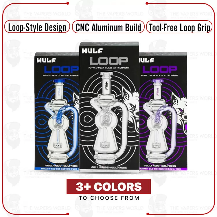 Wulf Mods Loop Glass Puffco Peak Top - Thevapersworld