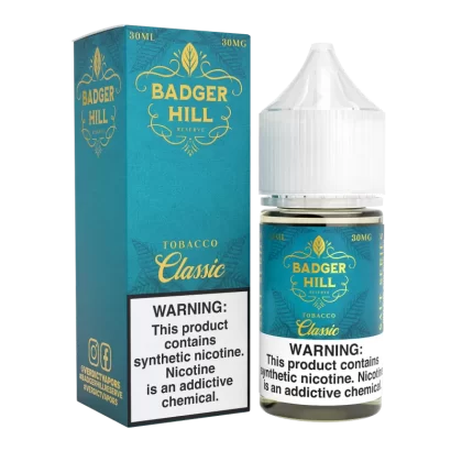 BADGER HILL RESERVE SALT - Classic - 30ML E-Liquid - 30MG