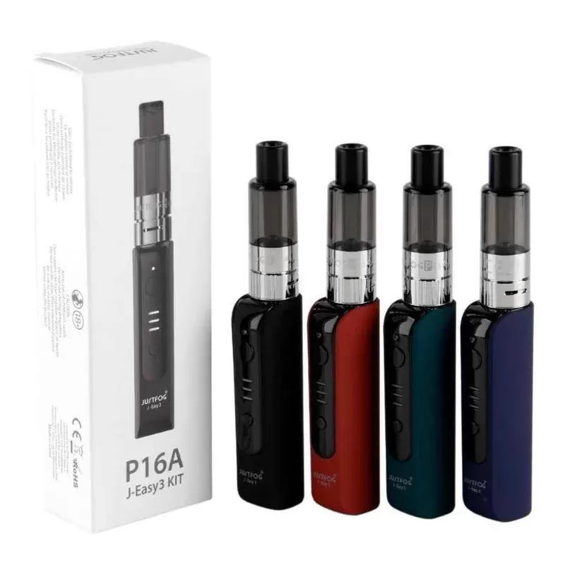 Justfog P16A Starter Kit - Color#BLACK>GREEN>BLUE>RED