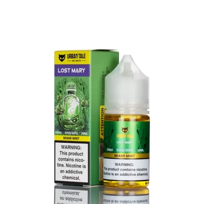 Urban Tale x Lost Mary Nic Salt - Miami Mint - 30ml - 50mg