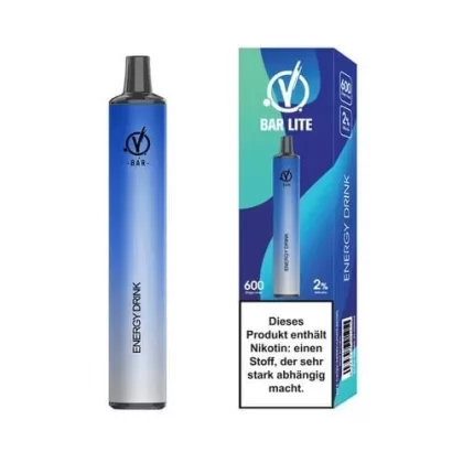 LINVO BAR LITE – Energy Drink Ice - Linvo Bar Lite / Energy Drink / Propylenglykol / pflanzliches Glycerin / Aromastoffe / Nikotin / Ethyl Maltol ( kann allergische Reaktionen hervorrufen) / 20mg/ml /