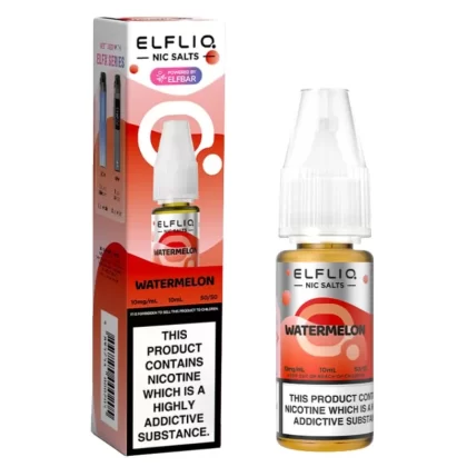Watermelon Nic Salt E-Liquid by Elf Bar Elfliq (10ml) - 10mg