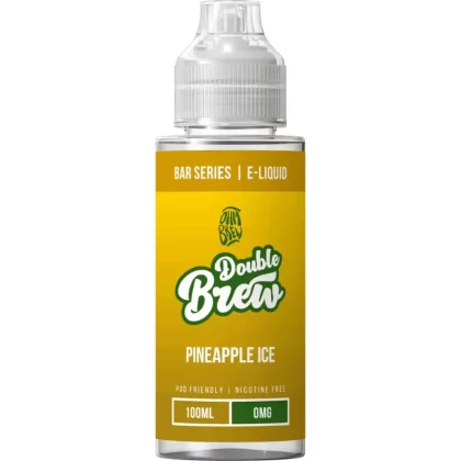 OHM BREW DOUBLE BREW PINEAPPLE ICE 100ML SHORTFILL E-LIQUID