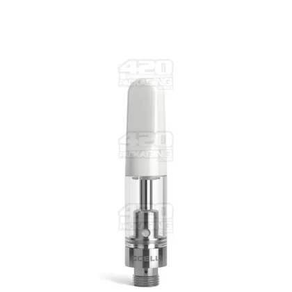 CCELL | TH2-SE Therma Plastic Vape Cartridge with White Ceramic Mouthpiece | 0.5mL – Snap Fit – 100 Count