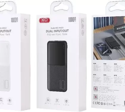 XO PR251 Dual Input/Out Polymer Power Bank 10000Mah