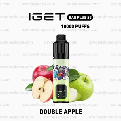 IGET Bar Plus S3 Kit – Double Apple - Ozvapeone