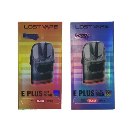 Lost Vape E Plus Dual Mesh Pod Cartridge 3pcs/pack - 0.45ohm