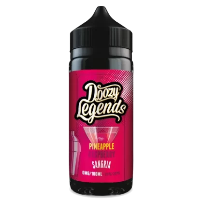 Doozy Legends 100ml E-Liquid Shortfill Pineapple Raspberry Sangria - Title#0mg